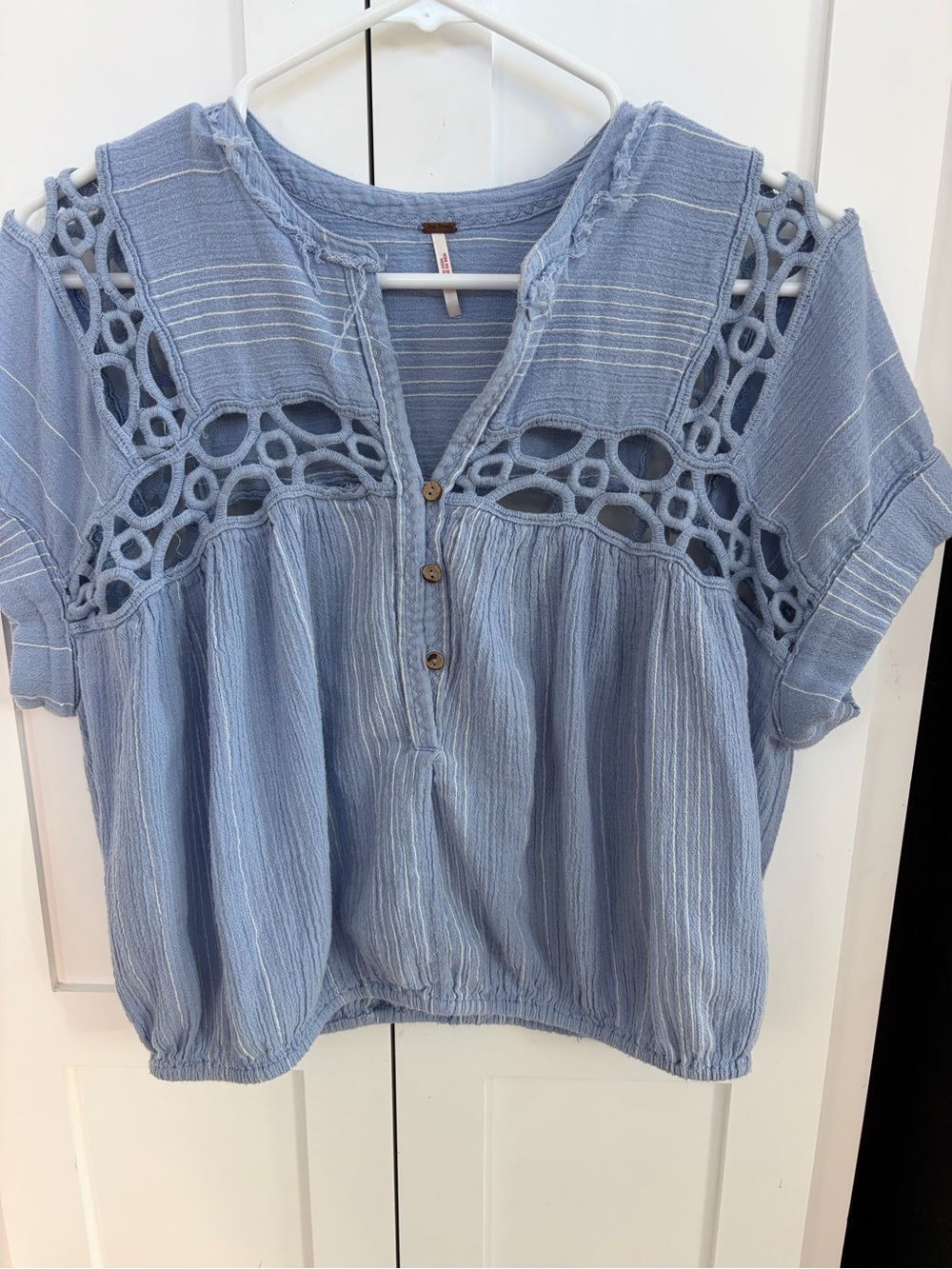 Free People Cedar Lace top size Medium